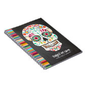 Feliz Muertos - carnet de coutume de crâne de (Côté Droit)
