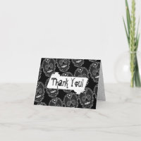 Feliz Muertos - carte de remerciements fait sur