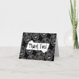 Feliz Muertos - carte de remerciements fait sur