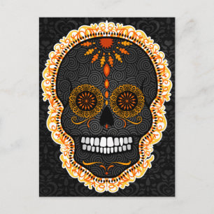 Feliz Muertos - Carte postale Happy Sugar Skull