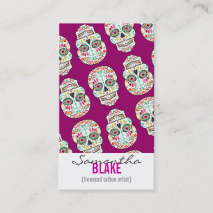 Feliz Muertos - Cartes de Bizcard Verticales pour