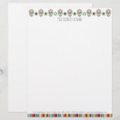 Feliz Muertos - en-tête de lettre fait sur (Devant / Derrière)