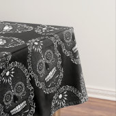 Feliz Muertos - Festive Sugar Skull Pattern Tafelkleed (Voorbeeld)
