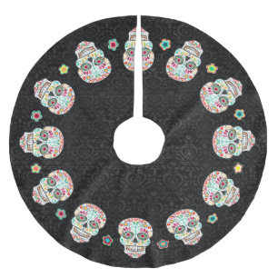 Feliz Muertos - Festive Sugar Skulls Kerstboom Rok