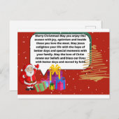Feliz Natal  Briefkaart (Voorkant / Achterkant)
