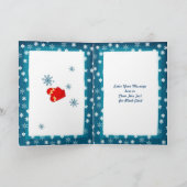 Feliz Natal. Carte de Noël en portugais (Intérieur)