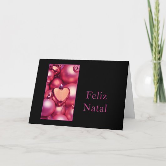 Feliz Natal - Carte de Noël portugaise (Devant)