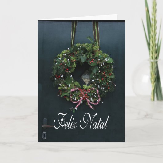 Feliz Natal, Carte de Noël portugaise (Devant)