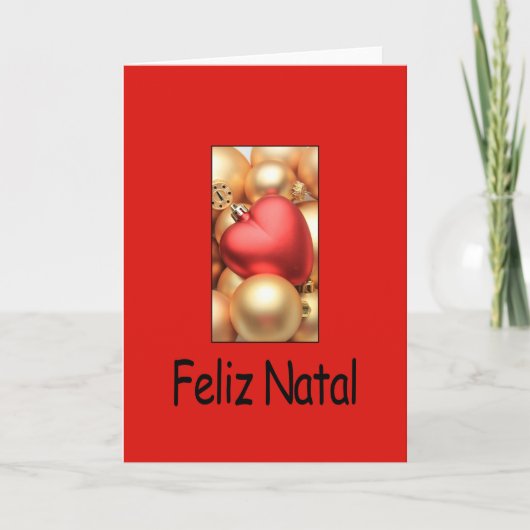 Feliz Natal, Carte de Noël portugaise (Devant)