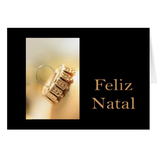 Feliz Natal - Carte de Noël portugaise (Devant horizontal)
