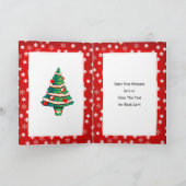 Feliz Natal. Cartes de Noël en portugais (Intérieur)