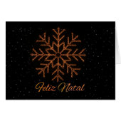 Feliz Natal cristal (Devant Horizontal)