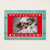 Feliz Natal e um Próspero Ano Novo Gold Red Rustic (Dos)