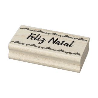 Feliz Natal Portugal) Rubberstempel Rubberstempel
