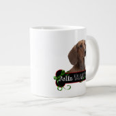 Feliz Naughty Dachshund Extra Grote Beker (Voorkant rechts)