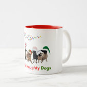 Feliz Naughty Dogs Kerst Mok (Voorkant rechts)