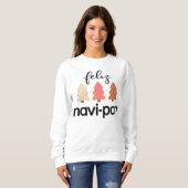 Feliz Navi-pan Sweatshirt de Noël (Devant entier)