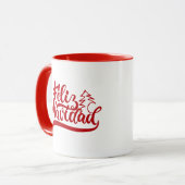 Feliz Navidad 11oz Café Mug (Devant gauche)