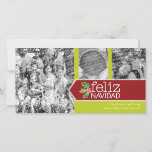 Feliz Navidad - 3 fotocollage Feestdagenkaart