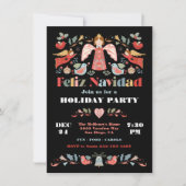 Feliz Navidad Angel Mexicaanse kerstfeest Kaart (Voorkant)