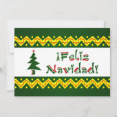 Feliz Navidad arriba Kaart (Voorkant)