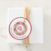 Feliz Navidad Bedankjes Labels (In situ)