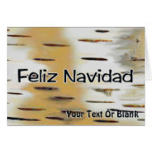 Feliz Navidad - Birchbark (Voorkant Horizontaal)