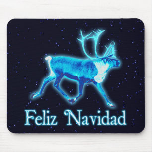 Feliz Navidad - Blue Cariou (rendier) Muismat