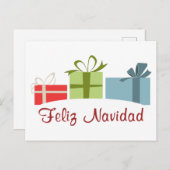 Feliz Navidad Briefkaart (Voorkant / Achterkant)