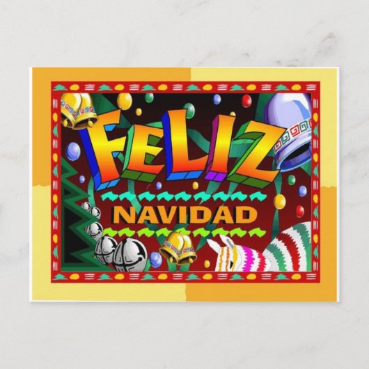 Feliz navidad briefkaarten (Voorkant)