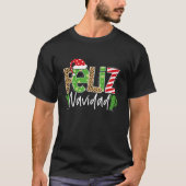 Feliz Navidad Cactus Spanish Christmas Matching Pa T-shirt (Voorkant)