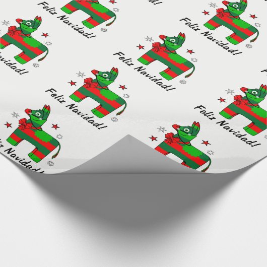 Feliz Navidad. Cadeaupapier (Hoek)