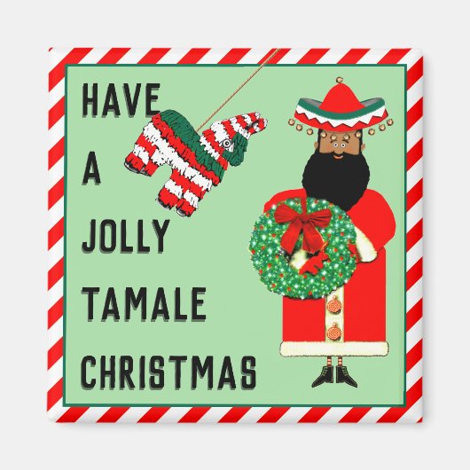 Feliz Navidad cadeaux de vacances Magnet (Devant)