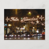 Feliz Navidad. Calle Princesa, Madrid Feestdagenkaart (Voorkant)