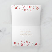 Feliz Navidad. Carte de Noël en espagnol (Intérieur)