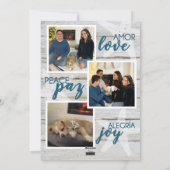 Feliz Navidad Carte de Noël - Plage (Dos)