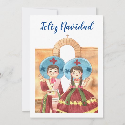 Feliz Navidad Carte de vacances pour enfants (Devant)
