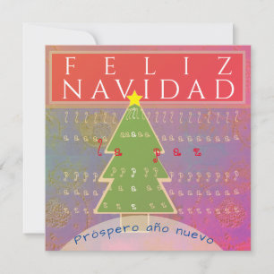 "Feliz Navidad" Carte de voeux de Noël