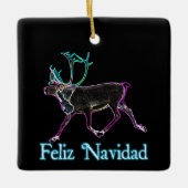 Feliz Navidad - Electric Cariou Keramisch Ornament (Voorkant)