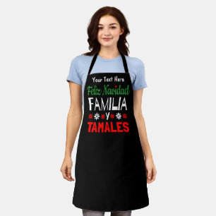 Feliz Navidad Familia Y Tamales Schort