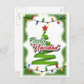 Feliz Navidad Feestdagenkaart (Voorkant / Achterkant)