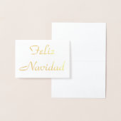 Feliz Navidad Folie Kaarten (Display)
