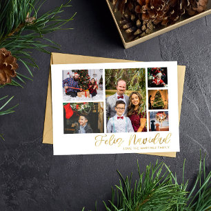 Feliz Navidad Gold 6 Foto