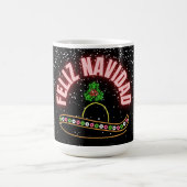 Feliz Navidad Holiday Neon Koffiemok (Center)