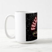 Feliz Navidad Holiday Neon Koffiemok (Links)