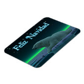 Feliz Navidad - Ice Edge Polar Beer Magneet (Linkerzijde)