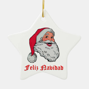 Feliz Navidad Keramisch Ornament