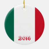 Feliz Navidad Keramisch Ornament (Achterkant)