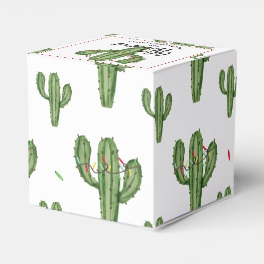 Feliz Navidad Kerst geschenkdoos Bedankdoosjes (Achterkant)