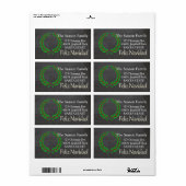 Feliz Navidad Kerst Label (Full Sheet)